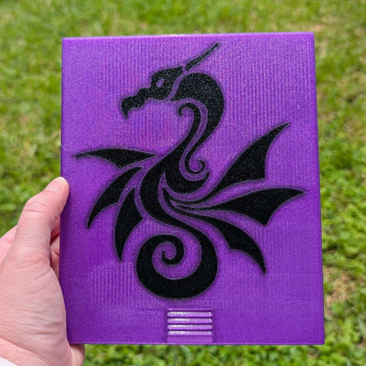 3D printed Notions Box--Dragon