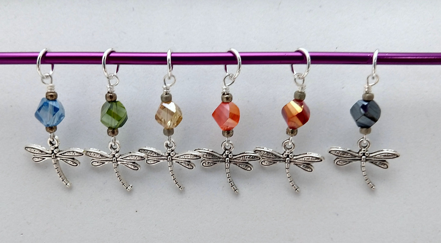 Small Dragonfly Stitch Markers