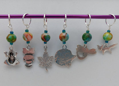 Found in the Forest Stitch Markers