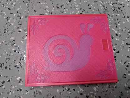 3D printed Notions Box--Snail
