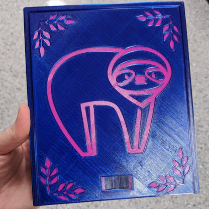 3D printed Notions Box--Sloth