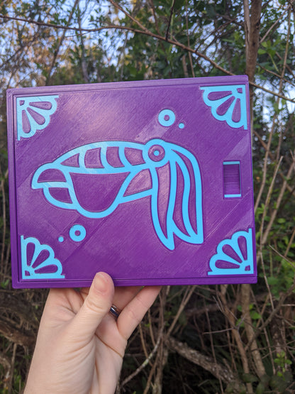 3D printed Notions Box--Cuttlefish