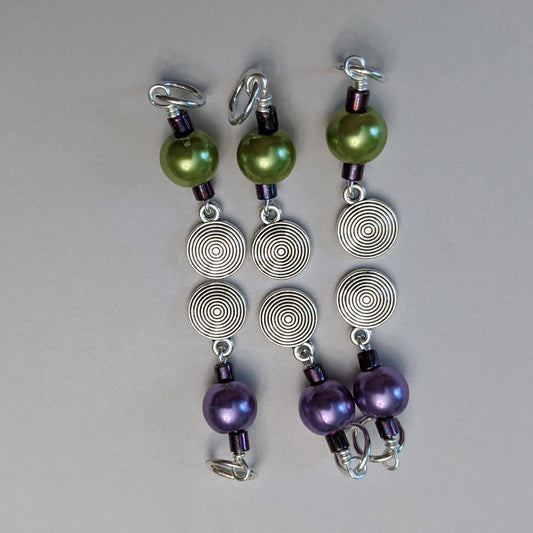 Swirl Disc Stitch Markers