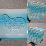 3D printed Yarn Box--Fancy Sheep & Faux Knit