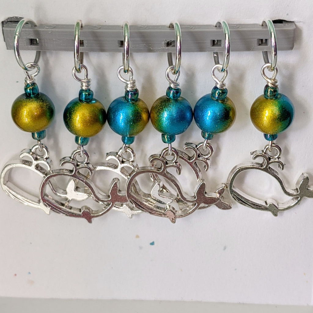 Thar she blows! Stitch Markers