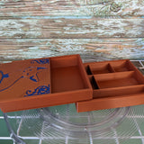 3D printed Storage Box with Dice Tray--Fox