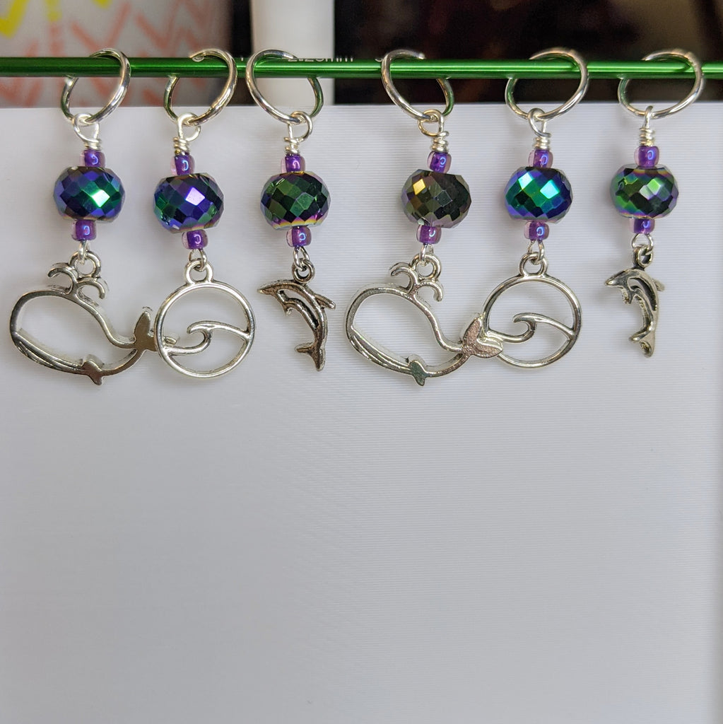 Whale of a Tail Stitch Markers