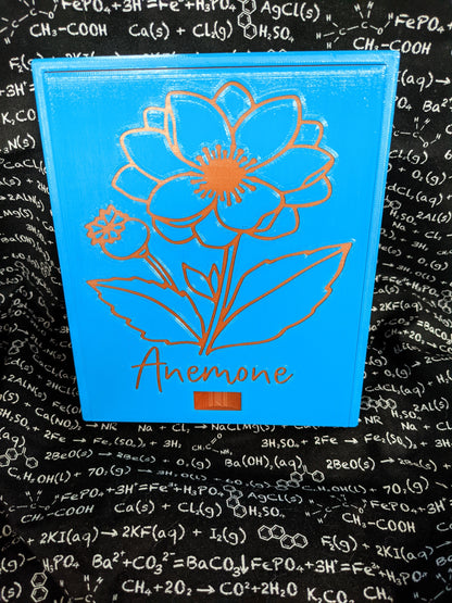 3D printed Notions Box--Anemone