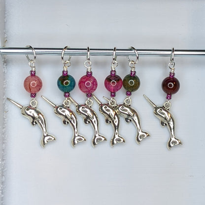 Narwhal Stitch Markers