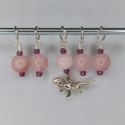 T-Rex Stitch Markers & Earrings