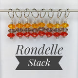 Simple Bead Stitch Markers: Lobster Claws