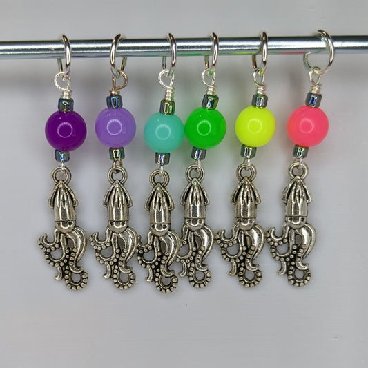 Squid Stitch Marker Set