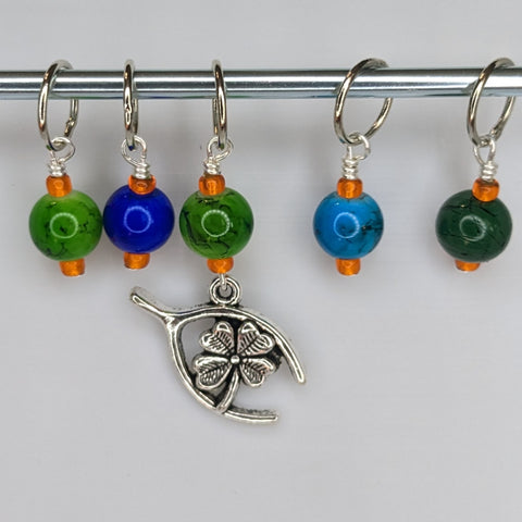 Clover and Wish Stitch Markers