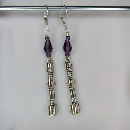 Lightsaber Earrings & Stitch Markers