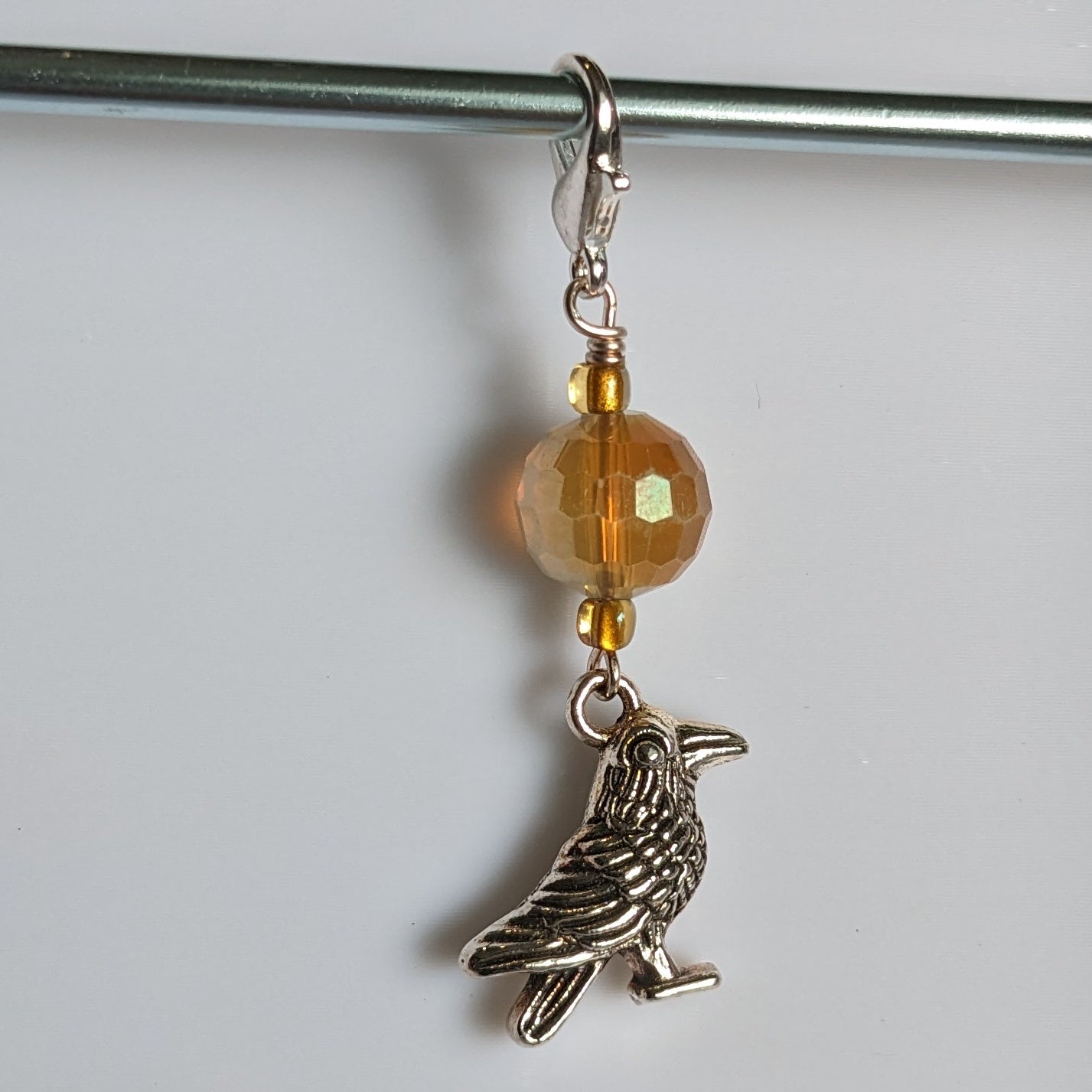 Raven Earrings & Stitch Markers