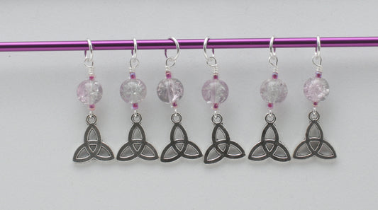 Trinity Celtic Knot Stitch Markers