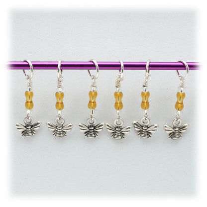 Tiny Bee Stitch Marker Set